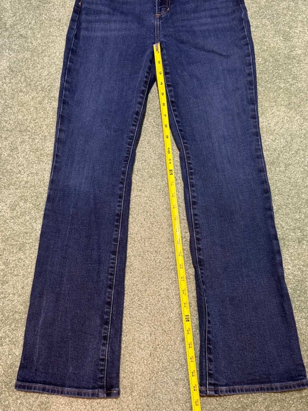 Favorite Daughter The Valentina Dark Indigo High-Rise Boot-Cut Jeans - Picture 4 of 13